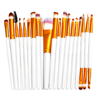 Haute qualité De Brochas Para Maquillaje 20 pièces pinceaux cosmétiques outil yeux et fond de teint brosse maquillage professionnel ensemble de pinceaux