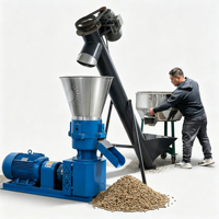 Machine à fabriquer des palettes d'aliments pour animaux de 600 à 800 kg/h, extrudeuse de granulés d'aliments pour animaux, machine de traitement des aliments à haute productivité