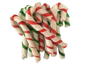 Paquete <span class=keywords><strong>de</strong></span> Regalo <span class=keywords><strong>de</strong></span> Bastones <span class=keywords><strong>de</strong></span> Caramelo para Decoración Navideña, Bastones <span class=keywords><strong>de</strong></span> Caramelo Navideños Hechos a Mano para Masticar, Golosinas Navideñas para Perros - Product Image 1