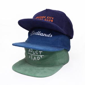 Gorras de Béisbol Personalizadas con Bordado Desestructurado, Gorras de 5 Paneles con Cierre a Presión - Product Image 1