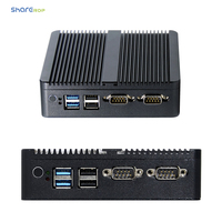 Ordinateur embarqué Sharerdp MC Intel Core I3 I5 I7 1115G4 1135G7 1165G7 RS232, châssis en aluminium, PC industriel robuste sans ventilateur