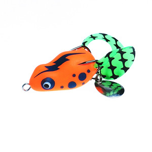 Cao su ếch thu hút 8G ếch Mồi Câu Cá nhân tạo mềm mồi chất lượng móc Topwater - Product Image 2