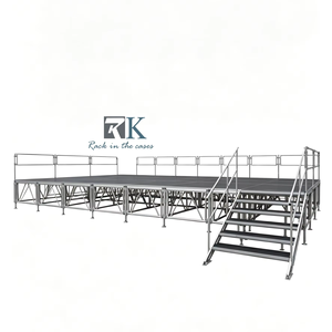 Aluminum Stage Portable Stage Mobile Performance Music Stages Platform Wedding Plywood Stage - Product Image 1