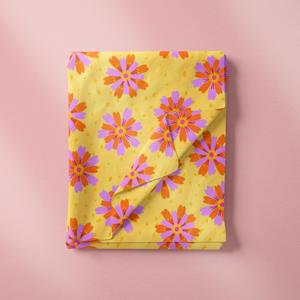 Nuovo arrivo Vintage geometrico floreale stampato 100% cotone organico Liberty Tana prato tessuto personalizzato stampa digitale per il vestito da bambino - Product Image 2