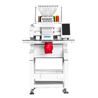 Nouvelle machine à broder informatisée à tête unique à grande vitesse 400*600 mm, 12/15 aiguilles, écran tactile 10 pouces, garantie de 3 ans pour les t-shirts