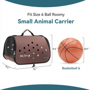 Muestra Gratis: Mochila Transportadora para Cobayas, Mochila de Viaje para Animales Pequeños como Dragones Barbudos, Erizos, Ratas, Loros, Conejos y Petauros del Azúcar - Product Image 2