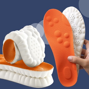 Latex Orthotic Insoles – High Elasticity Arch Support, Breathable, Deodorant, Shock-Absorbing – Cushion Shoe <b>Pads</b> for Sports, Wo - Product Image 4