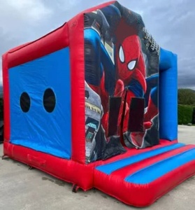 Nhà Máy Giá <span class=keywords><strong>Inflatable</strong></span> Bouncer nhà <span class=keywords><strong>Inflatable</strong></span> Bouncer anh hùng chủ đề <span class=keywords><strong>Combo</strong></span> cho thương mại bán - Product Image 3