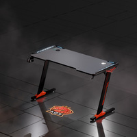 Table de jeu à hauteur réglable avec éclairage LED RVB, bureau intelligent électrique ergonomique multifonctionnel pour la maison et le bureau
