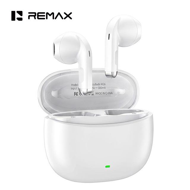 Remax Bluetooth 5.4 Stereo Bass Semi in Ear Headphones Waterproof Sports Ear Buds Wireless Earbuds with Noise Cancelling Mic
