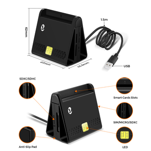 ZOWEETEK 4合1多功能USB2.0智能卡读卡器兼容TF/IC/ID/SIM/Micro/CAC/DNIE读卡器 - Product Image 6