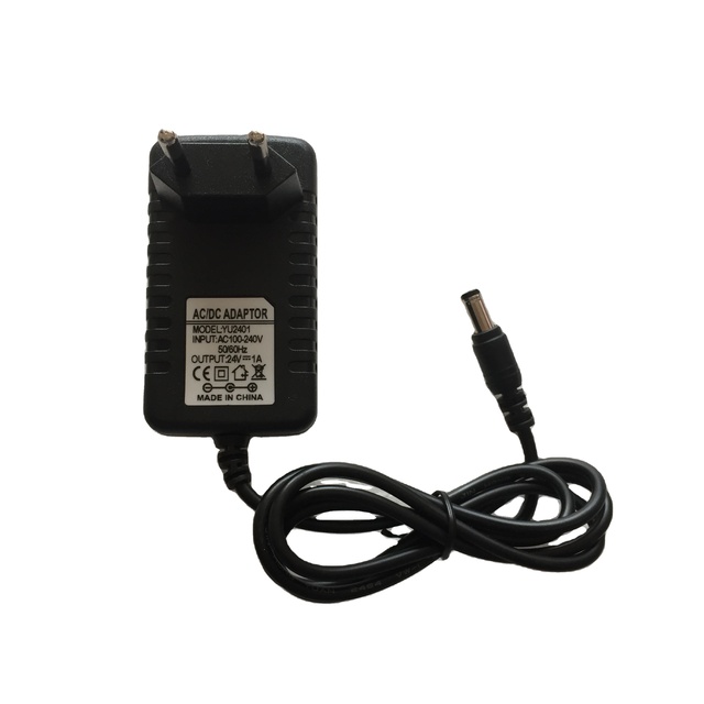 24V 1A Power Supply 24 Volt Charger 24Vdc AC to DC Adapter 24W Transformer