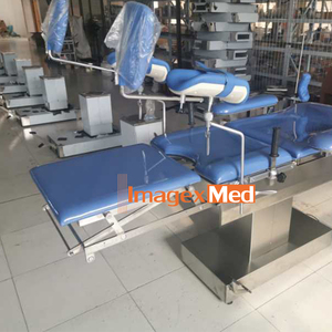 Mesa de parto eléctrica de cama obstétrica eléctrica médica con tablero de pierna deslizante para uso en ginecología - Product Image 3