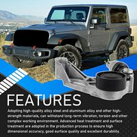 Serpentin-Antriebsriemen-Spannrollen-Kit Passend für Jeep Wrangler |   Für 2012-2017 Jeep Wrangler 3.6L, OE #   90K-39415 4627038AAKIT