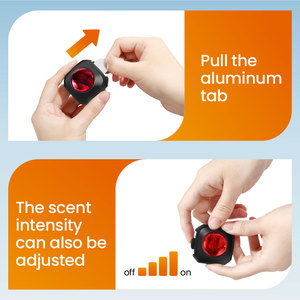 Désodorisant de voiture style moderne à membrane respirante, clip de ventilation, décoration intérieure, diffuseur liquide en plastique pour éliminer les odeurs, longue durée - Product Image 6