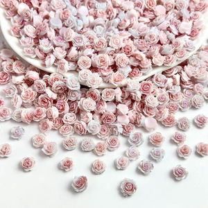 <span class=keywords><strong>Kit</strong></span> de Matériaux pour Nail Art en Résine Florale Rose Phosphorescente Populaire en Gros – Accessoires de Bijoux DIY Frais de Printemps - Product Image 6
