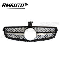 Grille de pare-chocs avant de style RMAUTO C63 AMG pour Mercedes W204 C200 C250 C350 2007-2014, kit de style de carrosserie