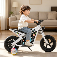 Moto électrique tout-terrain pour enfants avec batterie au lithium 24V, homologuée CE, avec limiteur de vitesse de sécurité pour les jeux en arrière-cour et les sports de plein air