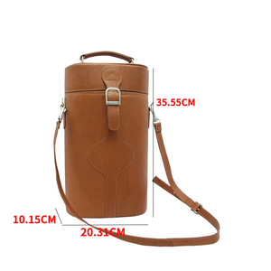 กล่องของขวัญไวน์ทรงกลมสีดำด้านแบบเรียบกล่องใส่ไวน์แบบปรับแต่งโลโก้ได้ตามต้องการ - Product Image 4