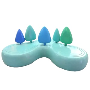 Factory Wholesale Fiberglass Resin <b>Tree</b> Bench Weatherproof Outdoor Decor for Garden Shopping Mall & Commercial Areas - Product Image 1