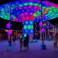 JN-Zm24 longue lanterne de dragon traditionnelle faite à la main exposition de lanterne de dragon de soie LED s'allume à vendre