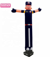 Homme dansant gonflable géant pour la publicité, ballon élégant, clown aérien, danseur du ciel, policier gonflable personnalisé