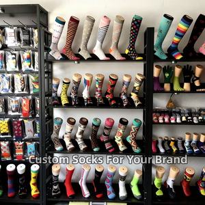 Calcetines de Compresión Personalizados con Logotipo, 15-20 mmHg, para Enfermeras, Várices, Unisex, Largos hasta la Rodilla, Deportivos - Product Image 4