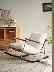 Fauteuil inclinable à bascule moderne de luxe pour salon, canapé-lit confortable pour adultes, meubles de patio, hôtel, imperméable, ergonomique - Product Image 2