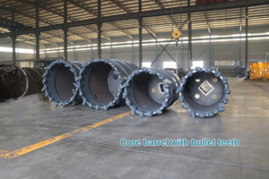 OEM Bauer Soilmec أدوات الحفر الأساسية برميل دلو الصخور مع رصاصة أسنان الصخور الأساسية برميل الأساسية دلو الحفر برميل - Product Image 3