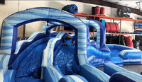 Château gonflable commercial en PVC écologique pour enfants et adultes, grand modèle pour location événementielle