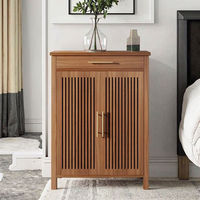 Meuble à chaussures moderne en bois massif DU'S, un meuble de salon respirant adapté au couloir d'entrée, d'une excellente qualité