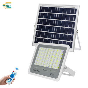 ไฟสปอร์ตไลท์ LED พลังงานแสงอาทิตย์ กันน้ำ IP66 แสงขาว 5000K พร้อมรีโมทคอนโทรล สำหรับใช้งานกลางแจ้งในสวน ติดตั้งบนพื้นผิว ตัวเรือนอะลูมิเนียม - Product Image 2