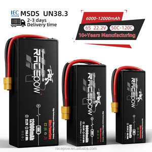 FPV 드론 7 '8' 10 '리포 배터리 6S 8S 22.2V 5200mAh 6000mAh 7500mAh 8000mAh 9500mAh 60C 80C 100C (XT60 XT90 포함) - Product Image 2