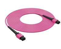 Kabel Trunk MPO F ke MPO F 12/24/48 Serat Tipe B MM 50/125 MTP OM4, Kabel Patch Cord, Kabel Breakout MPO LSZH 3.0mm