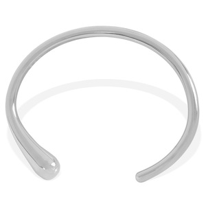 Minimalist Open Teardrop Bracelet <b>Titanium</b> Steel Polished Mirror Finish Women's Everyday Jewelry Gold Silver Color Sz107 - Product Image 5