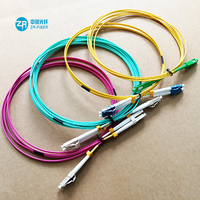 Cordon de brassage fibre optique blindé étanche FTTH 3m duplex OM3 SC/APC LC/UPC FC/ST E2000 MTP MPO Pigtail