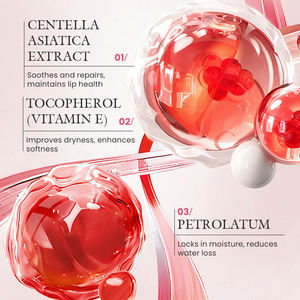 KORMESIC Vente en gros Mini Baume à lèvres végétalien personnalisé avec logo 4g Hydratant Apaisant <span class=keywords><strong>Adoucissant</strong></span> Changeant de Couleur Fraise - Product Image 5