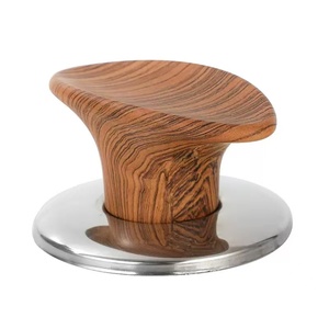 Nồi xử lý thủy tinh nồi nắp xử lý núm chống bỏng Bakelite xử lý hạt gỗ đồ nấu nướng Grip - Product Image 3