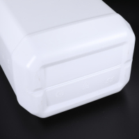 Récipient d'emballage vide de liquide de 1 gallon jerrycan carré en plastique