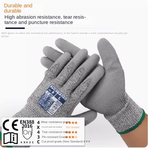 Guantes PORTWEST Grado 5 Resistentes a Cortes, Alta Resistencia al Desgaste, Resistentes a Desgarros, Palma de PU, Resistentes al Calor hasta 100°C, Modelo A622 - Product Image 5