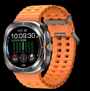Montre connectée de sport d'extérieur avec appels Bluetooth, étanche, écran tactile HD, système de surveillance de la pression artérielle, GPS et boussole orbitale. - Product Image 1