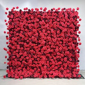 ผนังดอกไม้ประดิษฐ์ 3 มิติ รุ่น FS-White Silk แบบม้วน สำหรับตกแต่งงานแต่งงาน - Product Image 6