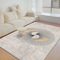 Tapis d'hôtel en polyester lavable en machine et tapis fait main résistant aux taches pour chambre à coucher et salon, idéal pour adolescents - Vente chaude
