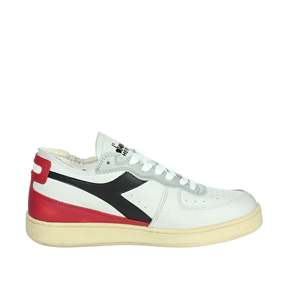 Diadora Heritage Women's Sneakers White Red Walking Style Shoes - Product Image 4