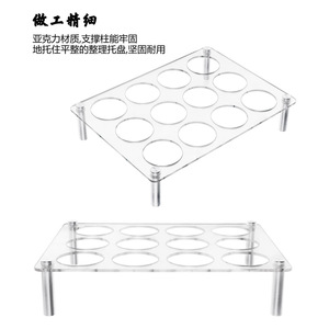 Support pour dosettes de café en acrylique, support de rangement pour 12 tasses, transparent, design moderne et simple, facile à nettoyer - Product Image 4