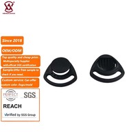 Verrou de cordon triangulaire en plastique, attache de casque, bloque-cordon réglable, quincaillerie pour sac, accessoires de sangle de casque