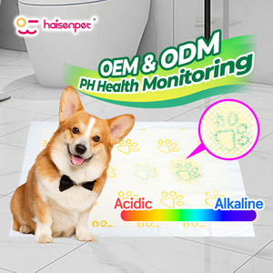 Almohadillas de Entrenamiento para Mascotas al por Mayor de Fábrica OEM ODM, de Rápida Absorción, Múltiples Tamaños, con Prueba de pH para la Salud, Almohadillas Absorbentes para Orina de Perro - Product Image 1