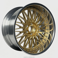 Juego de 2 Ruedas Forjadas de Aluminio de Perfil Profundo 20x9 20x11 21x12 para 992 991 5x130 5x112, Nuevas, Cromadas, Personalizadas