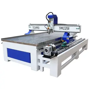High discount TechPro CNC milling machine 4 axis rotary table cnc machine