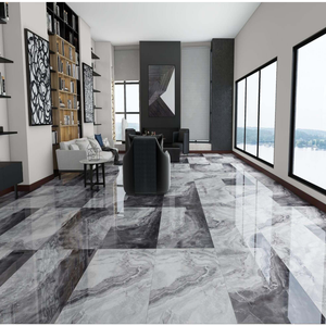 Piastrella <span class=keywords><strong>in</strong></span> Porcellana Smaltata Rosa Classica Moderna 600x1200mm, Design Marmo Lucido per Bagno, Stile Europeo HUANAI - Product Image 4